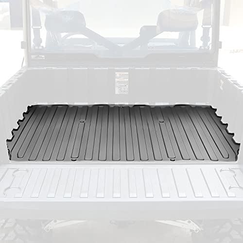 KEMIMOTO Cargo Bed Mat Compatible with Polaris Ranger 1000/1000 XP/1000 XP Crew/Kinetic, TPE Bed Liner Anti-Slip Mud-Resistant,All-Weather Protection, Easy-Clean No Gaps No Shift Accessories 2018-2026