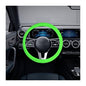 Car Silicone Steering Wheel Cover, Soft Anti-Slip Auto Steering Wheel Protector Fit 14 Inch, Universal Vehicle Interior Accessories for Cars, SUVs, Trucks, and Vans (Green) - style: Green