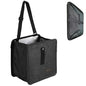 Car Trash Can Hanging Leak-Proof Organizer Waterproof Garbage Can Large Capacity Multipurpose Trash Bin for Car (Black)
