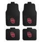 Fanmats University of Oklahoma Sooners Set of 4 Car Mats for Cars, SUV, Pickups - All Weather Protection, Deep Reservoir Design, Universal Fit - 3D NCAA Team Logo - 29”x17” Front - 14”x 17” Rear Mat