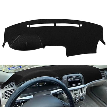 Dash Cover Mat Custom Fit for Hyundai Sonata 2006 2007 2008, Dashboard Cover Pad Carpet Protector (Black) F168 - color: 06-08 Black