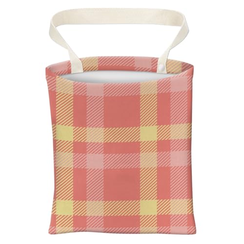 Car Trash Can, Cute Car Trash Bag, Hanging Car Organizer and Storage Bag, Trash Bin for Car Accessories, Vehicle, Travelling, Camping Luxury Pink Plaid - color: Luxury Pink Plaid