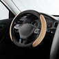 Skechers Steering Wheel Cover,Memory Foam Car Steering Wheel Cover,14.5-15inch Anti-Slip Safety Comfortable Desgin, Universal Accessory for Diverse Cars, Truck,SUV (Black & Beige)