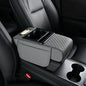 5 in 1 Car Center Console Cover, Car Armrest Cover with Cup Holder, Storage Pockets, Tissue Box Slot, Phone Holder, Car Interior Accessories (Grey) - color: Grey