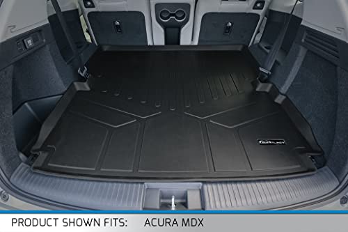 SMARTLINER All Weather Custom Fit Cargo Trunk Liner Mat Behind 2nd Row Seat Compatible with 2022-2025 Acura MDX - color: Acura MDX 2022 - 2025
