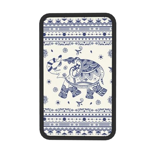 Universal Car Center Console Cushion Pad, Blue Elephant Soft Waterproof Car Center Console Cover Auto Armrest Seat Box Cover Protector for Most Vehicle SUV Truck Car - color: Blue Elephant