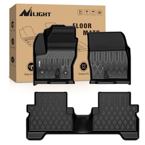 Nilight TPE Floor Mats for Ford Escape 2013-2019 / Ford C-Max 2013 2014 2015 2016 2017 2018 All Weather Custom Fit Heavy Duty Floor Liners - color: 2013-2019 Escape|C-Max