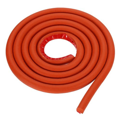 uxcell 3.28 ft Foam Backer Rod, 0.24" x 0.24" D-Shaped Solid Joint Filler, Foam Seal Strip for Caulk Saver, Rope Caulk Cement Crack Filler, Red - size: 3.28 ft x 0.24" x 0.24"