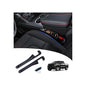Half-Sized Seat Gap Filler Compatible with Chevy Silverado 1500 2500HD| Zero Obstruction to Lower Center Console Storage | Anti-Drop Organizer | Free Window Breaker Interior Accessories