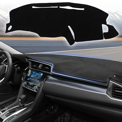 YYCKE Dash Cover Mat Custom Fit for 1997-2003 Ford F150 / 1997-2002 Ford Expedition Accessories Dashboard Pad Carpet Protector - size: Ford F150 1997-2003