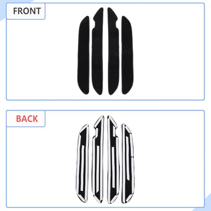Car Door Anti Kick Pads Compatible with Toyota Tundra CrewMax 2022-2026, 4PCS Inner Front Rear Doors Panel Kick Guards Protector Cover Velour Mat from Scratches,Footprints,Dirty Collision Accessories