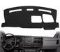 Dash Cover Mat Custom Fit for Chevy Chevrolet Express/GMC Savana Van Dashboard Pad Cap Carpet Protector K201 (Black) - color: Black