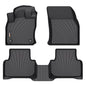 Binmotor-All Weather Floor Mats for Volkswagen Taos AWD 2026 2025 2024 2023 2022, Heavy Duty Car Floor Liners-Black for Taos Accessories - style: 1) Car Mats for VW Taos AWD (2022-2026)