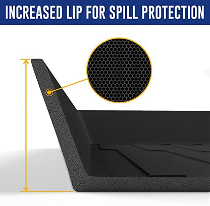 Premium Cargo Liner for Ford Mustang 2015-2023 - 100% Protection - Custom Fit Car Trunk Mat - All-Season Black Cargo Mat - 3D Shaped Laser Measured Trunk Liners for Ford Mustang 2015-2023