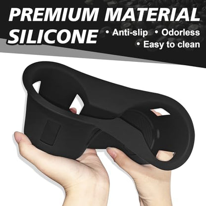 Muslogy Center Console Cup Holder Inserts Compatible with 2021-2026 Ford Bronco Accessories Middle Console Armrest Front Drink Stopper Non-Slip Silicone Rubber Organizer Drink Cup Holder Organizer - size: 25 Bronco Cup Holder