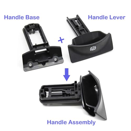 Parking Brake Release Handle Assembly, for Mercedes Benz ML/GL W164 R Class W251, Handbrake Switch Pull Handle Replacement 1644270020 - size: W164/W251 handbrake