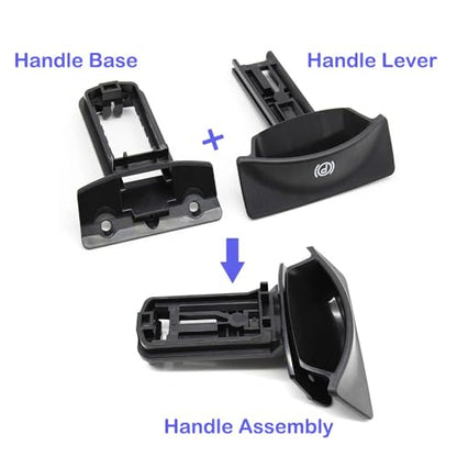 Parking Brake Release Handle Assembly, for Mercedes Benz ML/GL W164 R Class W251, Handbrake Switch Pull Handle Replacement 1644270020 - size: W164/W251 handbrake