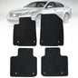 GXARTS Custom Fit Velour Carpet Floor Mats for Lexus ES350 2007-2012， 4-Piece Front & Rear Full Set，Premium All-Weather Waterproof Non-Slip Backing，Black Luxury Sedan Floor Mat Accessories