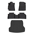HAFIDI® Floor Mats & Cargo Liner Set Fit for 2019-2024 Kia Forte丨S丨EX丨FE丨LX丨LXS丨GT丨GT-Line丨All Weather Protection TPE Anti-Slip Automotive Full Set Floor Liners Custom Accessories - Black - style: 2) For Forte 2019-2024 Full Set