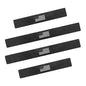 4PCS Car Door Sill Protectors, Scratch-resistant & Anti-slip Vehicle Sill Guards, Carbon Fiber American Flag Welcome Step Decals Decoration, for Most Sedans, Trucks, SUV Trunks (Black)