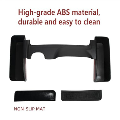 4PCS Center Console Organizer for Jeep Wrangler 2011-2018 JK JKU 2/4 Door, Gear Shift Console Side Tray Organizer, Passenger Side Co-Pilot Organizer, Hanging Armrest Storage Box