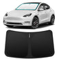 INSAUTO Custom Fit Windshield Sun Shade Accessories for Tesla Model Y Model 3 2016-2026, Foldable Front Window Sunshade, UV & Heat Reflector, Keeps Interior Cool, Includes Storage Bag - size: for 2016-2026 Tesla Model Y Model 3
