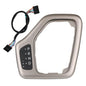 Transmission Shifter Bezel with Wire Harness 5YD27LS5AA 68413957AA 601-401 Tan for Gear Shift Compatible with 2014-2018 Jeep Cherokee Service Shifter Repair Accessories Parts - color: Tan