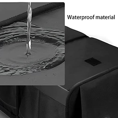Car Trunk Organizer, Collapsible Waterproof Premium Oxford Cargo Storage, Multi-Compartment Foldable Trunk Groceries Organizer, Auto Accessories Universal for SUV Truck Sedan