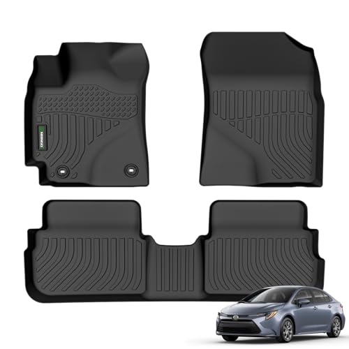 ANBINGO®Fit for Toyota Corolla Floor Mats 2009-2013 for Toyota Corolla Car Mat All Weather Mats for Corolla TPE Car Matt Rugs for Corolla Rubber Trunk Carpet Cargo Liners Corolla - size: For Toyota Corolla 2008-2013/Floor Mats
