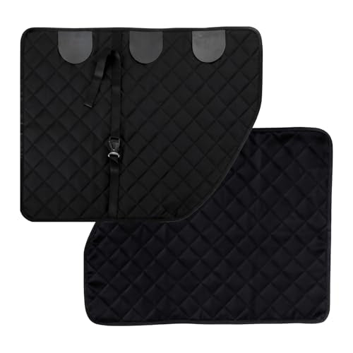 Dog Car Door Protector, 2 Pack Waterproof Scratchproof Nonslip Durable Protector, Thickened Door Panel Covers, Protects Doors from Dog Scratching Fit for Car/SUV/Truck (Black, XL)