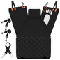 Back Seat Pet Cover for Dogs with Mesh Window - Tesla Model 3, SUV, Sedan, 600D Waterproof Heavy Durable Hammock, Scratch Proof Nonslip with Seatbelt, Dog Car Seat Cover for Back Seat