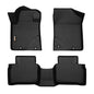 Binmotor-Floor Mats for Nissan Altima 2014 2015 2016 2017 2018, Front & 2nd Row Mat, TPE All Weather Mats Rubber Liners for Nissan Altima Car Mats Accessories - style: 1) Car Mats for Nissan Altima (2014-2018)