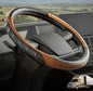 18 Inch Semi Truck Steering Wheel Cover for Freightliner Cascadia, Kenworth T680 T880, Peterbilt 579 & Volvo VNL – Heavy Duty Anti-Slip Leather Grip for Big Rig Class 8 Trucks – Brown - color: Royal Brown
