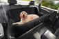 Dog Car Seat for Large Dog Car Bed Under 100LBS, Pet Booster Back Seat Removable Washable with Safety Tethers/Storage Pocket（Black） - color: Dog Car Bed(Black)