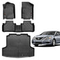 for 2013-2018 Nissan Altima Floor Mats & Trunk Cargo Liner Set All Weather TPE Rubber Mat Black (for 2013-2018 Nissan Altima) - color: 2013-2018 Nissan Altima