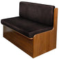 molasofa Leather Like RV Dinette Cushion Covers, RV Booth Seat Cover Stretchable Camper Cushion Couch Covers Washable Slipcovers for Camper Car Bench (1 Backrest Cover & 1 Bench Cover, Chocolate) - color: 02chocolate, size: 1 Bench Cover & 1 Backrest Cove