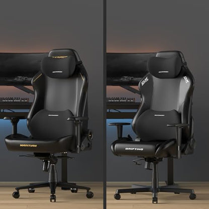 DXRacer Gaming Office Chair Neck Support Headrest Pillow with Adjustable Strap, Ergonomic Car Head Rest Pillow for Driving Seat (Black)