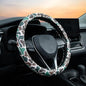 Army Dark Camo Steering Wheel Cover Auto Leather Steering Wheel Protector, Anti-Slip, Breathable, Absorbing Sweat, Universal Camo Car Accessories 14.5–15 inch,Fit for Most Car, Trucks, SUV - style: Army Dark Camo