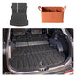PROSHEVE Cargo Mat for Toyota RAV4 2019-2025 Including Hybrid, Custom Fit TPE Trunk Mat with Seat Back Protector, All Weather Waterproof Cargo Liner for Toyota RAV4 Accessories, Black - size: 19-25 rav4 Cargo Mat