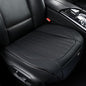 Black Car Seat Cover 2 Pack, Universal Leather Front Seat Covers Bottom Protector, Anti-Slip and Full Wrapping Edge Compatible with Most of Vehicles - SUVs/Sedans/Pickup Trucks