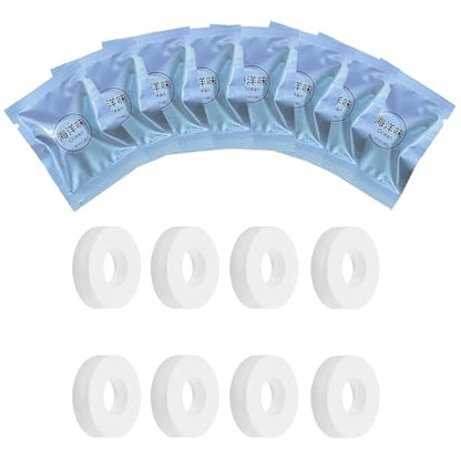 8 Pack Car Air Vent Clip Freshener Refills Solid, Fragrance Replacement Pads, Circular with holes (Ocean - 8 Packs) - color: Ocean - 8 Packs