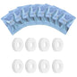 8 Pack Car Air Vent Clip Freshener Refills Solid, Fragrance Replacement Pads, Circular with holes (Ocean - 8 Packs) - color: Ocean - 8 Packs