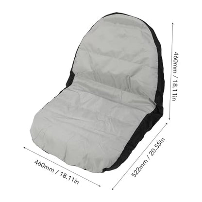 Tractor Seat Cover 600D Oxford Cloth PU Coating Water Proof Universal Forklift Mower Seat Cover for Tractors Mowers Forklifts Garden Vehicles