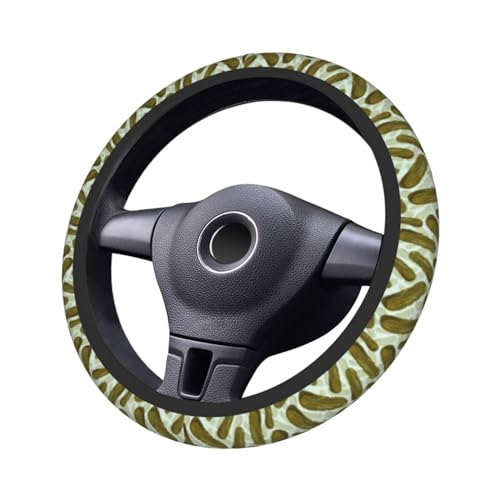 Pickles Steering Wheel Covers Non Slip Neoprene Steering Wheel Protector Cover Universal 15 Inch for Men Women Car Truck - color: Pickles