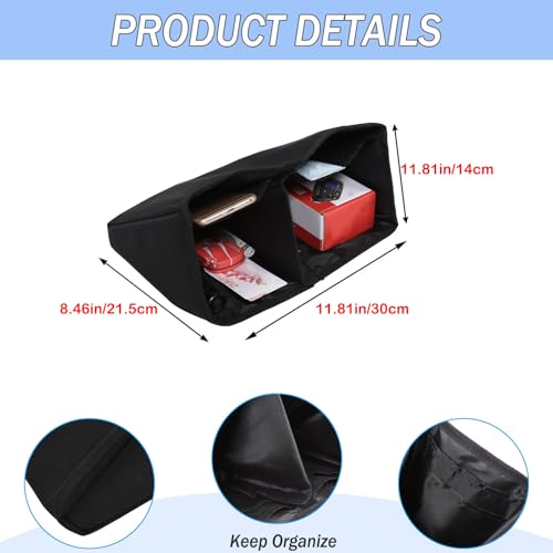 Aunginsy Center Console Glove Box Divider Organizer Compatible with Ford Maverick 2022-2025 Passenger Side Glove Divider Box Storage Bag Compartment Partition Insert Tray Secondary Storage Accessories