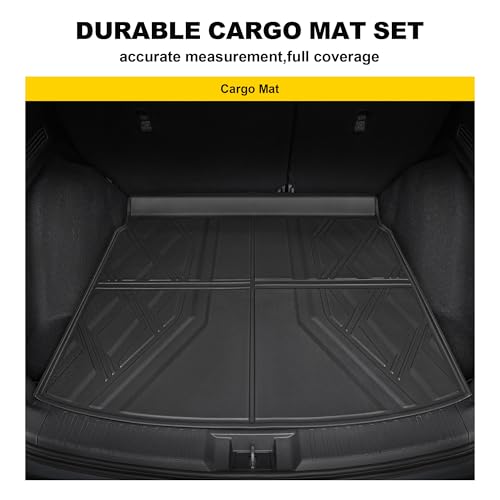 Cargo Liner Fit for Honda CRV 2026 2025 2024 2023 (Gasoline & Hybrid): TTX LIGHTING Cargo Mat All-Weather TPE Trunk Mat Cargo Tray CR-V Accessories (Fit Upper Deck Only)