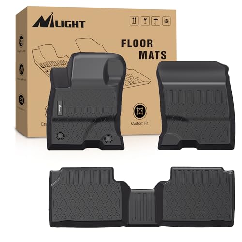 Nilight TPE Floor Mats for Ford Escape (Hybrid Only) 2020 2021 2022 2023 2024 2025 2026,All Weather Custom Fit Heavy Duty Floor Liners - color: 2020-2026 Ford Escape|Hybrid Only
