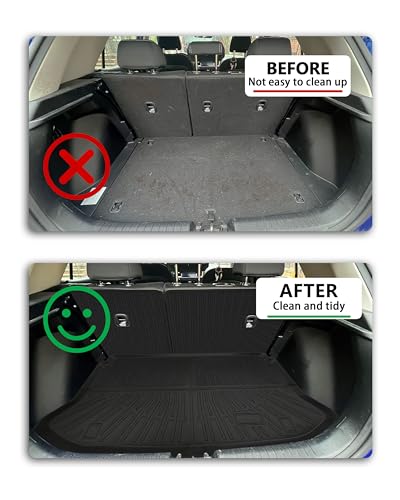 Cargo Liner Compatible with 2020-2026 Hyundai Venue Trunk Mat Cargo Mat Back Seat Cover Protector Dog Liner Pet Mat Cargo Trunk Liner(Backrest Mats+Cargo Liner) - size: For 2020-2026 Hyundai Venue