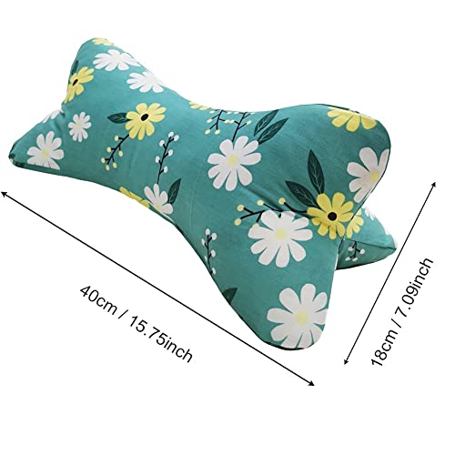 Neck & Cervical Pillows Dog Bone Shaped Travel Neck Pillows With Washable Removable Cover For Car Bus Truck Driving Comfort Head Rest Support Bone Pillows For Neck Chiropractic Pillow ( Size : C ) - size: C
