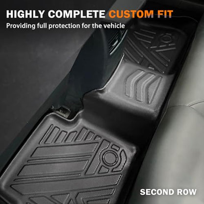 KUST Floor Mats for 2018-2024 Nissan Kicks All Weather Protection, TPE Rubber Car Mats Front Rear 2 Row Floor Liners for Kicks Accessories, Custom Fit Non-Slip High Edge - style: For │ Kicks 2018-2024 │ Floor Mats